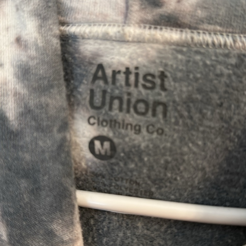 UNISEX Artist Union Tie Dye Hoodie Medium - Picture 2 of 3
